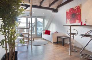 Immobilie mieten in 45133 Bredeney, Ansprechende Dachgeschosswohnung mit Balkon und Büro im Spitzgiebel, Internetzugang, sehr gute La...