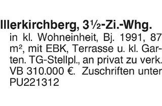 Wohnung kaufen in 89171 Illerkirchberg, Illerkirchberg 3 1/2-Zi.-Whg.