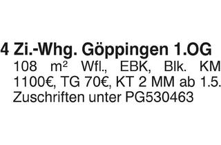 Wohnung mieten in 73033 Göppingen, 4 Zi.-Whg. Göppingen 1.OG