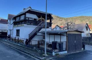 Haus kaufen in 07429 Sitzendorf, Wohnhaus mit Dachterrasse, Garage und Nebengebäude