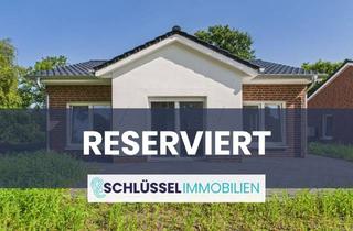 Reihenhaus kaufen in 26810 Westoverledingen, Ob ALLEIN oder zu ZWEIT | Neubau BUNGALOW bei Papenburg | Völlenerfehn