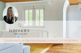 Wohnung kaufen in 67549 Innenstadt, Vermietet: Charmante Altbauwohnung in Worms
