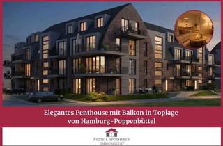 Penthouse kaufen in 22399 Poppenbüttel, Elegantes Penthouse mit Balkon in Toplage von Hamburg-Poppenbüttel