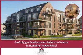 Penthouse kaufen in 22399 Poppenbüttel, Großzügiges Penthouse mit Balkon im Neubau in Hamburg-Poppenbüttel