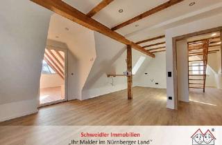 Wohnung mieten in 91207 Lauf, Erstbezug nach Sanierung! TOP 4-Zimmer-Dachgeschosswohnung auf zwei Ebenen mit Loggia in Lauf