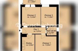 Tauschwohnungen in Hugo-Bürkner-Straße, 01219 Strehlen, Tauschwohnung: Biete kleine 3-RW mit Balkon in Strehlen, Nähe Großer Garten