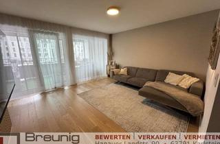 Wohnung mieten in 63457 Hanau, Neuwertige 4-Zi.-OG-Wohnung mit Loggia, EBK, Aufzug & Tiefgarage in Hanau-Wolfgang