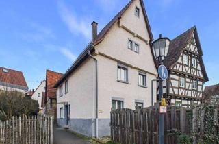 Einfamilienhaus kaufen in 75038 Oberderdingen, Historisches Wohnen im Ortskern - Einfamilienhaus mit Scheune | Oberderdingen
