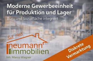 Gewerbeimmobilie kaufen in 53567 Asbach, Moderne Gewerbeimmobilie mit Produktions-, Büro- und Lagerflächen in strategisch guter Lage