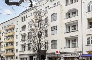 Gewerbeimmobilie kaufen in Uhlandstraße 145a, 10719 Charlottenburg, Ideal geschnittenes Gewerbe mit großer Schaufensterfront und viel Lagerfläche am Ludwigkirchplatz
