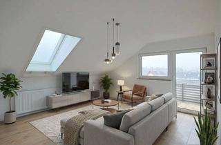 Wohnung mieten in 70771 Leinfelden-Echterdingen, Erstbezug nach Kernsanierung: Moderne Dachgeschosswohnung mit Balkon