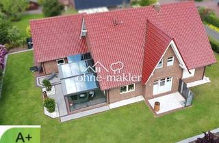 Einfamilienhaus kaufen in 26639 Wiesmoor, A+ EFH mit 205m², PV, Speicher & Wärmepumpe in Wiesmoor! Nachhaltig & Modern!