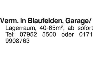 Immobilie mieten in 74572 Blaufelden, Sonstige Immobilien mieten, Schwäbisch Hall