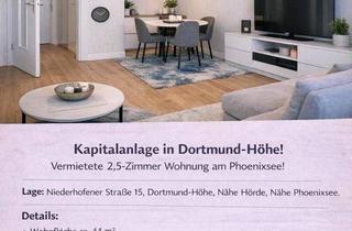 Wohnung kaufen in 44263 Dortmund, Dortmund - Kapitalanlage - Vermietete Wohnung nahe Phönixsee