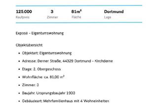 Wohnung kaufen in 44369 Dortmund, Dortmund - Eigentumswohnung Dortmund