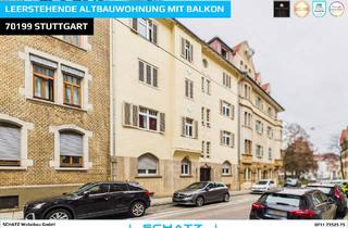 Wohnung kaufen in Burgstallstraße, 70199 Süd, Leerstehende Altbauwohnung mit Balkon in gefragter Lage