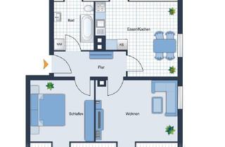 Wohnung mieten in Behringerstraße, 87700 Memmingen, Erstbezug nach Sanierung: 3-Zi-DG-Wohnung in Memmingen Innenstadt