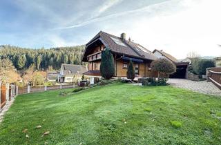 Haus kaufen in Tobelweg 29, 72270 Baiersbronn, Blockhaus im Schwarzwald mit Einliegerwohnung & malerischem Garten