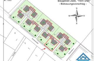 Grundstück zu kaufen in 26349 Jade, Baugebiet Jade! "Vörn Diek"! Nur wenige Gehminuten vom Jadebusen entfernt.
