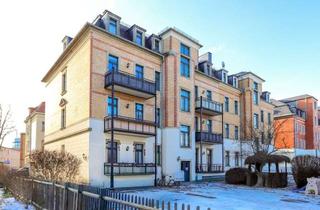 Wohnung kaufen in 01129 Pieschen-Nord/Trachenberge, +++ Gehobene 4-Zimmer-Altbauwohnung mit saniertem Bad, 2 Balkonen und sep. Hobbyraum +++