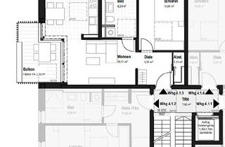 Wohnung mieten in 84030 Ergolding, Erstbezug: 2- bis 4-Zimmer Wohnungen mit Balkon in Ergolding
