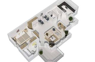 Wohnung mieten in 69226 Nußloch, Moderne 2-Zimmer-Wohnung mit Balkon und Einbauküche in ruhiger Lage in Nußloch