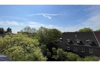 Wohnung mieten in 47058 Duissern, Lichtdurchflutete sanierte 2-Zimmer DG-Wohnung mit gehobener Ausstattung, großzügigem Balkon und EBK