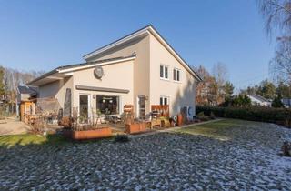 Haus kaufen in 15345 Rehfelde, Inkl. Luftwärmepumpe, Fußbodenheizung, Smart Home usw.: energieeffizientes Pultdach-Haus in Rehfelde