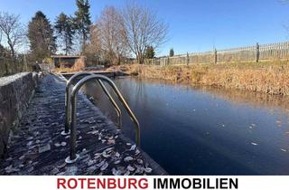 Haus kaufen in 36199 Rotenburg, Architektenhaus mit Schwimmteich, Erweiterung mit Pferdewiese möglich, in ebener Lage in Rof-Lispenh