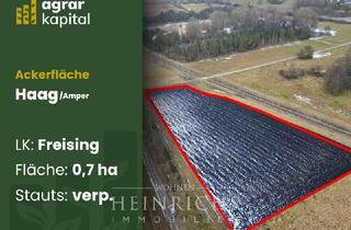 Gewerbeimmobilie kaufen in 85410 Haag, AgrarKapital: Landwirtschaftliche Fläche in Haag/Amper - Acker mit 0,7 ha, 42/42, LMo-b2