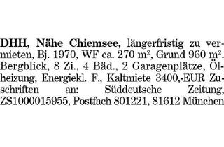 Haus mieten in 83209 Prien, DHH, Nähe Chiemsee