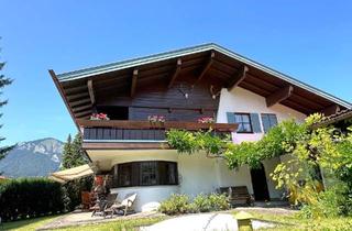 Haus kaufen in 83246 Unterwössen, Luxuriöses Landhaus (DHH) *** 3 Bäder, offener Kamin, Sauna, Schwimmbad und großer Garten in Toplage