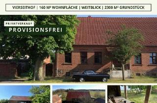 Haus kaufen in 16831 Rheinsberg, Rheinsberg - Charmanter Vierseithof mit Weitblick über Felder und Wiesen