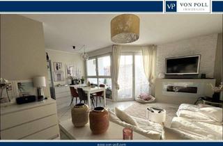 Wohnung kaufen in 64546 Mörfelden-Walldorf, Mörfelden-Walldorf / Walldorf - Modernes 2-Zimmer-Apartment, Fußbodenheizung, EBK, S-W Balkon, TG-Stellplatz in ruhiger Wohnlage