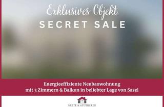 Wohnung kaufen in 22395 Sasel, Energieeffiziente Neubauwohnung mit 3 Zimmern & Balkon in beliebter Lage von Sasel