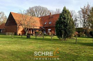 Haus kaufen in 49565 Bramsche, Vielseitige Hofstelle mit zwei Wohneinheiten, Nebengebäuden und 10.023 m² Grundstück