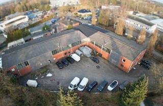 Gewerbeimmobilie kaufen in 22457 Hamburg, Gepflegtes Gewerbeareal in HH-Schnelsen: Produktions-/Lagerhalle mit Hoffläche, Büro & Sozialflächen