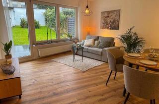 Wohnung kaufen in 50321 Brühl, Sofort einziehen: modernisierte Terrassenwohnung mit Garten & Garage (3 bis 4 Zimmer)