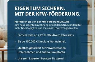 Wohnung kaufen in 24306 Plön, Erdgeschoss-Wohnung mit Garten und Terrasse - staatliche Förderung mitnehmen dank KfW 40 QNG