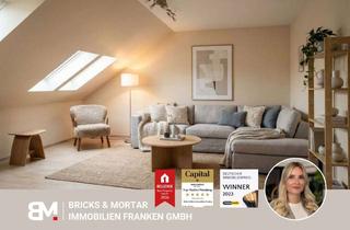 Wohnung kaufen in 91154 Roth, Helle 2-Zimmer-Dachgeschosswohnung mit Balkon und Duplex-Stellplatz in Roth