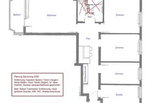 Wohnung mieten in Georg-Von-Boeselager-Str. 13, 53117 Auerberg, Erstbezug nach Sanierung: 4 Zimmer-Wohnung mit sep. Küche und Balkon.