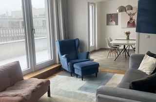 Wohnung mieten in 10115 Mitte, Teilmöblierte 2-Zimmer-Wohnung mit Dachterrasse und Klimaanlage in Berlin-Mitte