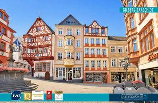 Gewerbeimmobilie kaufen in 54470 Bernkastel-Kues, Traditionsreiches Wohn- und Geschäftshaus in Toplage am Markt mit großzügiger Maisonette-Wohnung