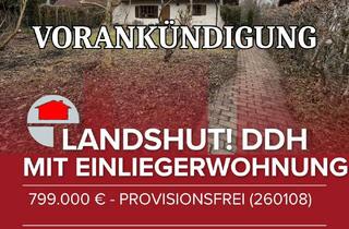 Haus kaufen in 84036 Berg, VORANKÜNDIGUNG Landshut Stadtteil Berg! PROVISIONSFREI! DHH mit Einliegerwohnung