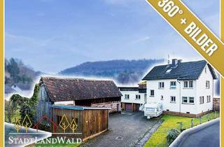 Haus kaufen in 76891 Niederschlettenbach, ZFH mit ELW-Option, Garagen, Scheune, Carport & Garten mit Bachlauf in Niederschlettenbach