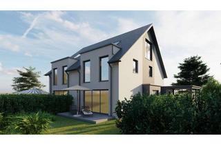 Doppelhaushälfte kaufen in Wiesenweg, 77731 Willstätt, Grün. Ruhig. – KfW 40 Doppelhaushälfte inkl. Bauplatz & Genehmigung