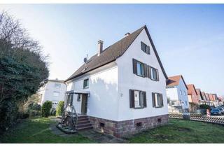 Einfamilienhaus kaufen in Königsberger Straße 21, 69502 Hemsbach, Freistehendes Einfamilienhaus auf großem Grundstück mit reichlich Potential in Hemsbach