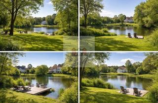 Grundstück zu kaufen in 04668 Grimma, Familientraum mit Teichzugang in ruhiger Sackgasse - Nahe Grimma