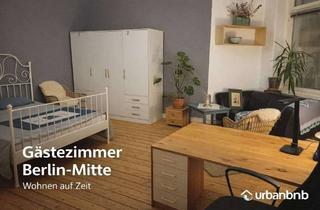 Immobilie mieten in Bredowstrasse, 10551 Berlin, Geräumiges Gästezimmer (40 m²) mit Internet und Waschmaschine, Gemeinschaftsküche und Bad/