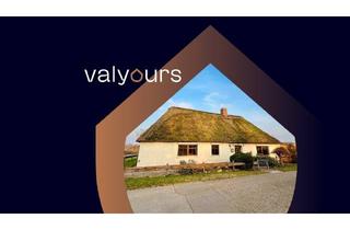 Bauernhaus kaufen in 25876 Ramstedt, Reetdachhaus nahe Husum - Wohnen mit großem Grundstück in Feldrandlage an der Nordsee